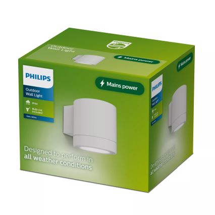 Philips - Aplică de exterior FYLX 1xGU10/5W/230V alb IP44