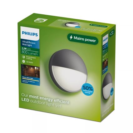 Philips - Aplica de perete pentru exterior CAPRICORN LED/4,3W/230V IP44