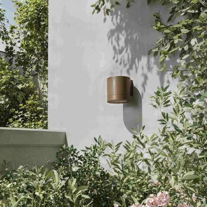 Philips - Aplică de perete pentru exterior FYLX 1xGU10/5W/230V, maro, IP44