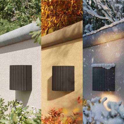 Philips - Aplică de perete pentru exterior LED ZYRA, 4,3 W, 230 V, 2700 K, IP44