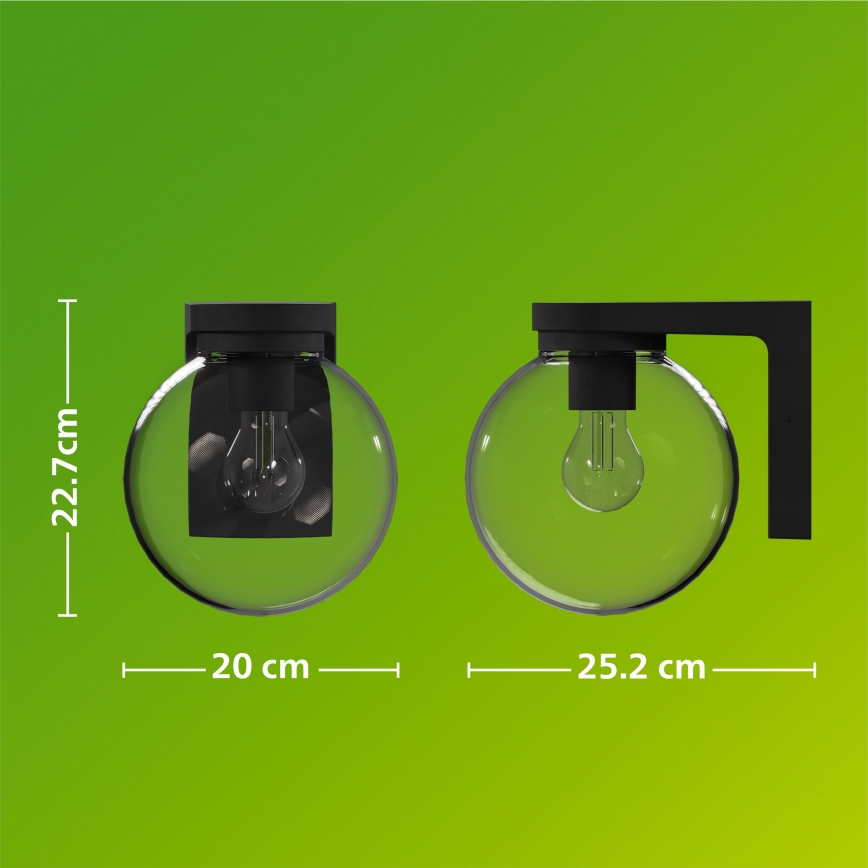 Philips - Aplică de perete pentru exterior ULIO 1xE27/25W/230V IP44