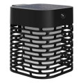 Philips - Aplica LED solară de perete cu senzor HARA LED/3,8W/3,7V 800 mAh 2700K IP44 negru