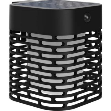 Philips - Aplica LED solară de perete cu senzor HARA LED/3,8W/3,7V 800 mAh 2700K IP44 negru