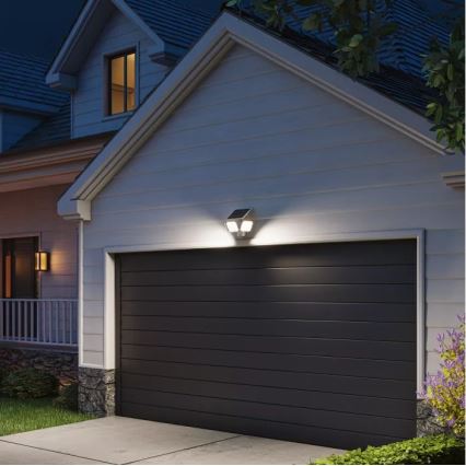 Philips - Aplică solară LED de perete cu senzor ZYREN LED/24,5W/3,7V 2600 mAh 5000K IP65 albă
