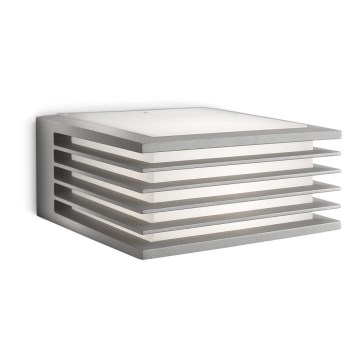 Philips - Aplica perete exterior 1xE27/15W gri