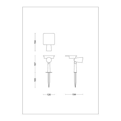 Philips - Lampă solară LED spot ASHLYN LED/1,4W/3,7V 2600 mAh 2700K IP44