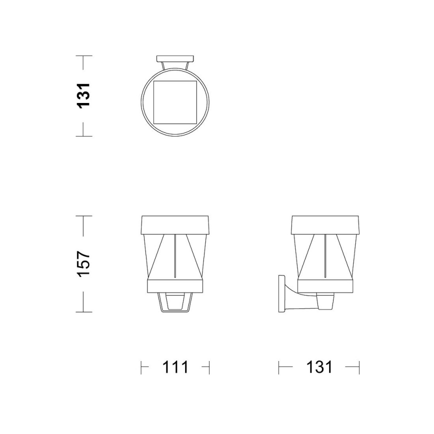 Philips - Lampă solară de perete LED AVERY LED/1,8W/3,7V 2600 mAh 2700K IP44