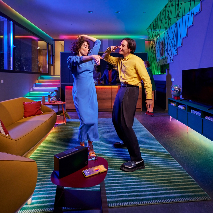 Philips - Bandă LED RGBIC reglabilă SMART NEON FLEX 10m LED/45W/230V 2700-6500K Wi-Fi