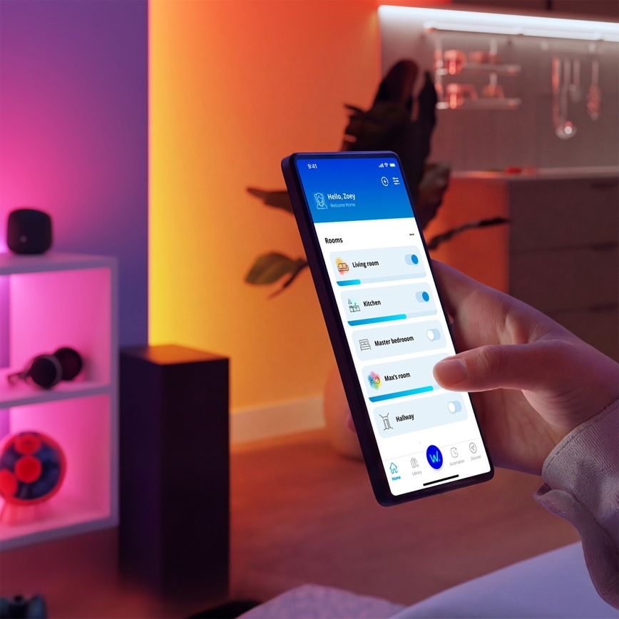 Philips - Bandă LED RGBIC reglabilă SMART NEON FLEX 10m LED/45W/230V 2700-6500K Wi-Fi