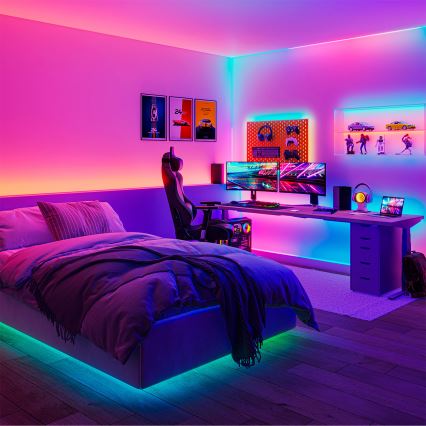 Philips - Bandă SMART STRIP LED RGBIC reglabilă 10m LED/43W/230V 2700-6500K Wi-Fi