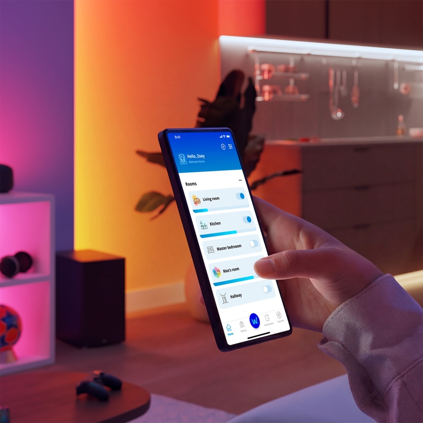 Philips - Bandă SMART STRIP LED RGBIC reglabilă 10m LED/43W/230V 2700-6500K Wi-Fi