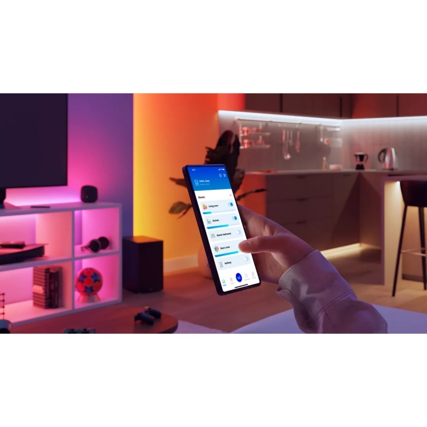 Philips - Bandă LED RGBIC dimabilă SMART STRIP 20m LED/36W/230V 2700-6500K Wi-Fi