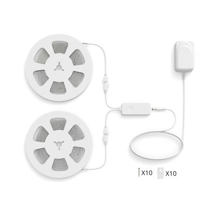 Philips - Bandă LED RGBIC dimabilă SMART STRIP 20m LED/36W/230V 2700-6500K Wi-Fi