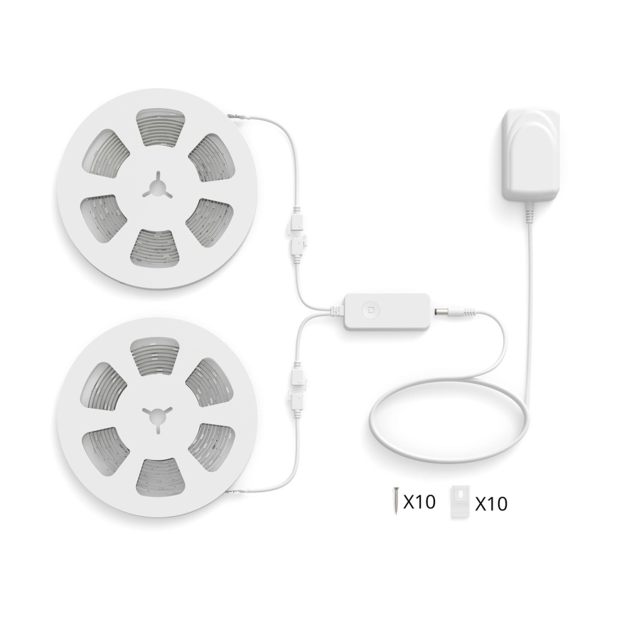 Philips - Bandă LED RGBIC reglabilă SMART STRIP 2x5m LED/21W/230V 2700-6500K Wi-Fi