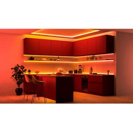 Philips - bandă LED RGBIC reglabilă SMART STRIP 4m LED/12W/230V 2700-6500K Wi-Fi