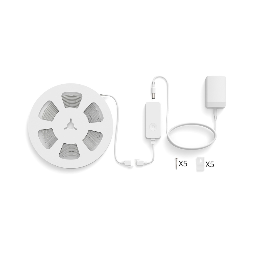 Philips - bandă LED RGBIC reglabilă SMART STRIP 4m LED/12W/230V 2700-6500K Wi-Fi