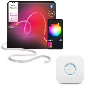 Philips - bandă LED RGBW dimabilă Hue FLUX 3 m LED/29W/230V 2200-6500K + Hue Bridge