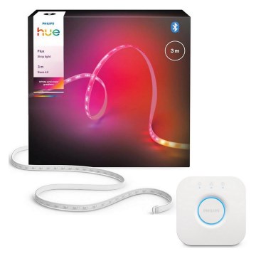 Philips - Bandă LED RGBW dimabilă Hue FLUX 3m LED/12W/230V 2200-6500K + Hue bridge