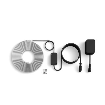 Philips - Bandă LED RGBW dimmabilă de exterior Hue FLUX 5m LED/30W/230V 2200-6500K IP67 + senzor de mișcare