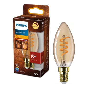 Philips Bec LED dimabil VINTAGE E14/2,5W/230V 1800K