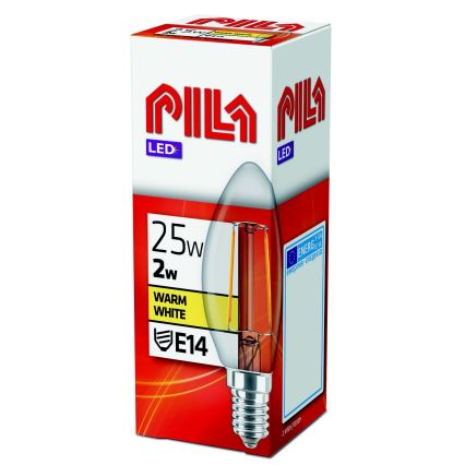 Philips Bec LED Vintage Pila E14, 2 W, 230 V, 2700 K