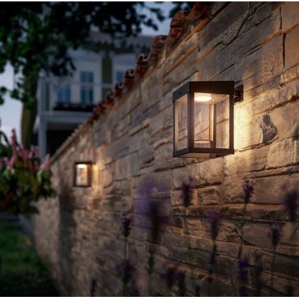 Philips - Lampă solară de perete cu LED, senzor de mișcare și crepuscul CAMILL LED/1,4W/3,7V 2000 mAh IP44