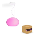 Philips - Candelabru LED RGBW reglabil pe cablu Hue FLOURISH LED/39W/230V