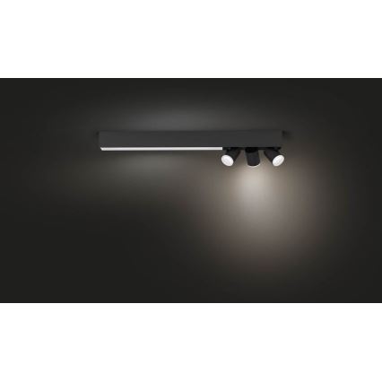 Philips - Spot LED RGBW reglabil, LED/25W/230V + 3xGU10/5,7W