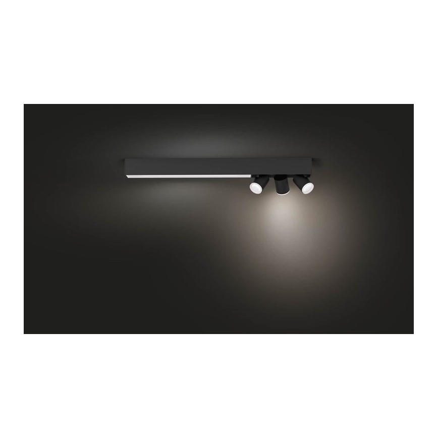 Philips - Spot LED RGBW reglabil, LED/25W/230V + 3xGU10/5,7W
