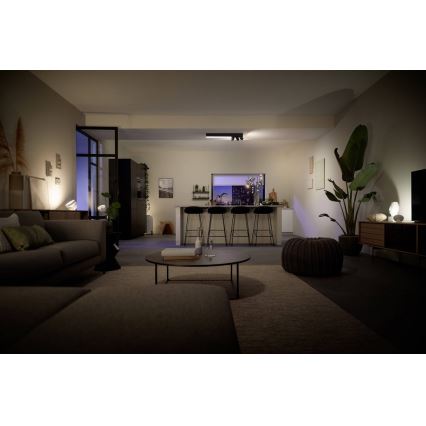 Philips - Spot LED RGBW reglabil, LED/25W/230V + 3xGU10/5,7W