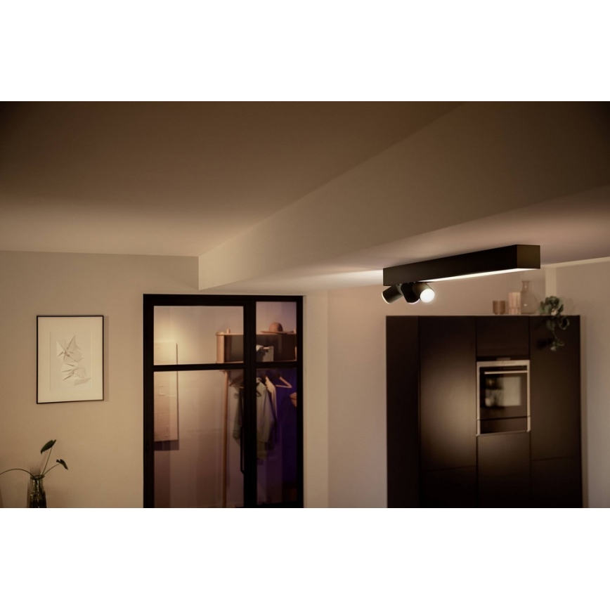 Philips - Spot LED RGBW reglabil, LED/25W/230V + 3xGU10/5,7W