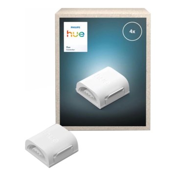 Philips - Conector pentru benzi LED Hue FLUX, set de 4 bucăți