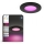 Philips - Corp de iluminat încastrat pentru baie LED RGBW dimmabil Hue SLIM LED/8,3W/230V 1000-20000K negru P44