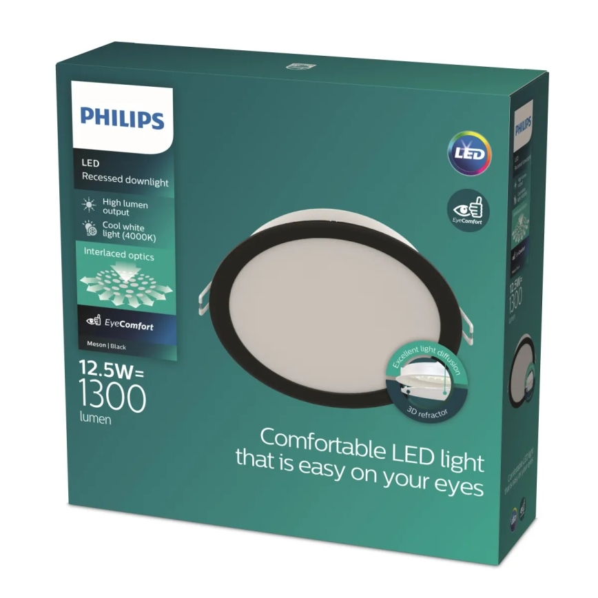 Philips - Corp de iluminat LED încastrat MESON LED/12,5W/230V 4000K