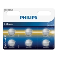 Philips CR2032P6/01B - 6 bucăți Baterie litiu buton CR2032 MINICELLS 3V 240mAh