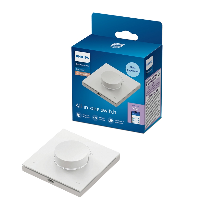 Philips - Dimmer rotativ inteligent SMART 3,7V 200 mAh