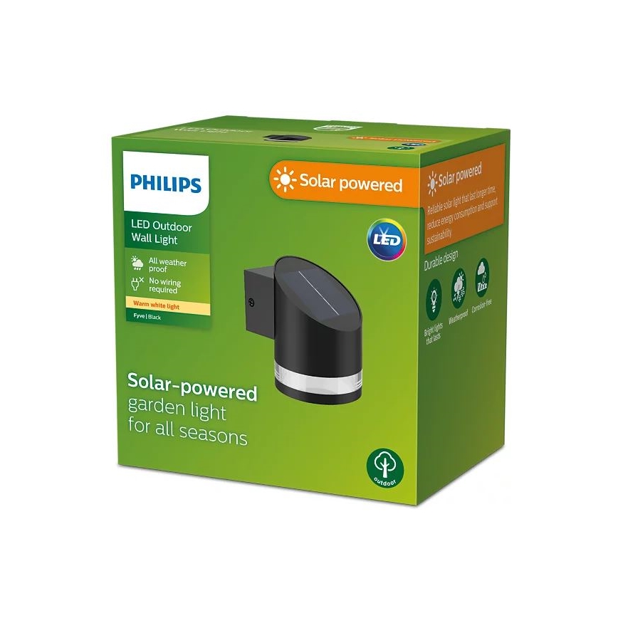 Philips - Lampă solară de perete cu LED FYCE LED/1,5W/3,7V 1200 mAh IP44