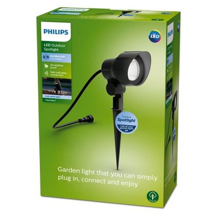 Philips - Spot exterior LED LED/6W/12V 4000K IP44