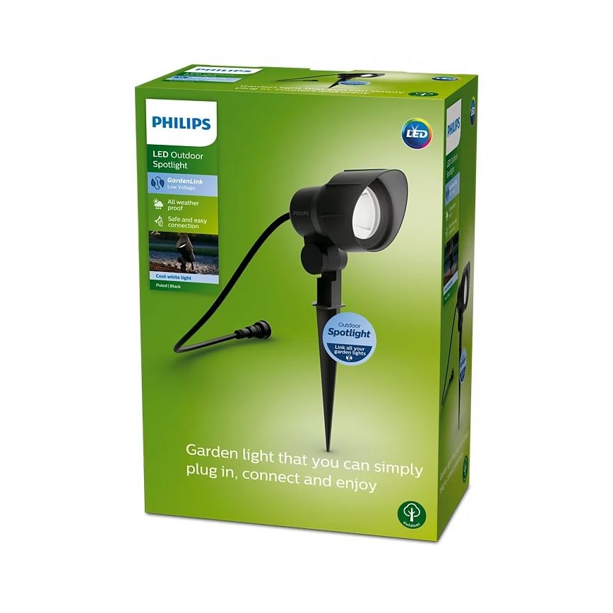 Philips - Spot exterior LED LED/6W/12V 4000K IP44