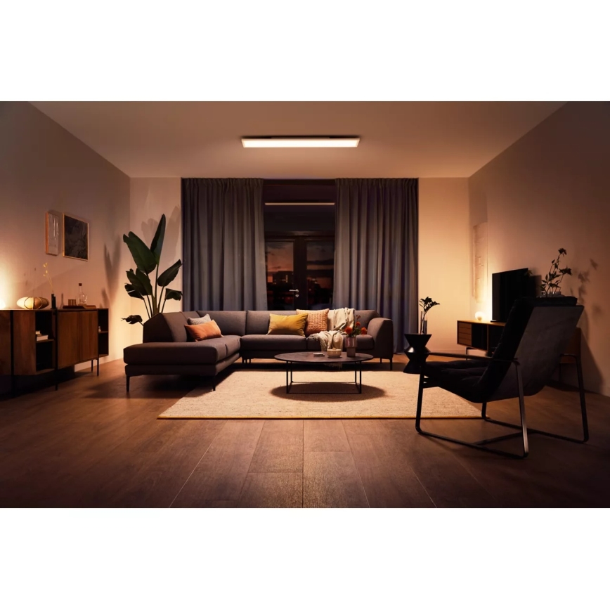 Philips - Plafonieră LED reglabilă Hue AURELLE LED/39W/230V 2200-6500K 120x30 cm alb