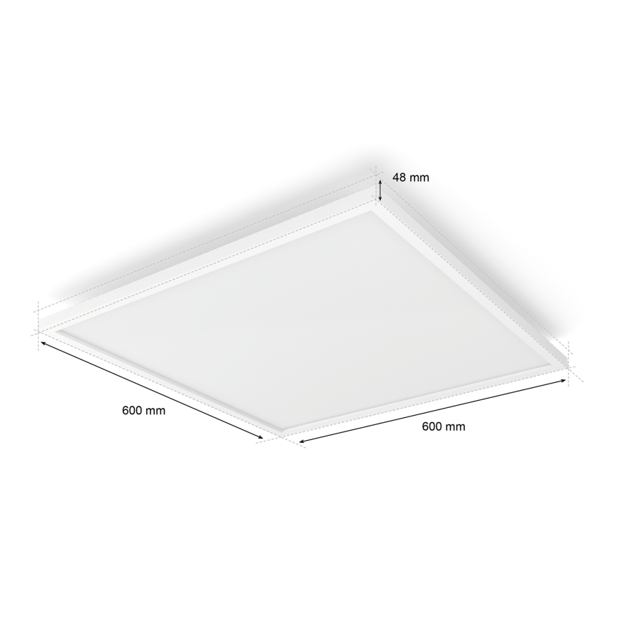 Philips - Plafonieră LED dimabilă Hue AURELLE LED/39W/230V 2200-6500K 60x60 cm albă