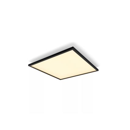Philips - Plafonieră LED dimabilă Hue AURELLE, 39 W, 230 V, 2200–6500 K, 60 x 60 cm, neagră