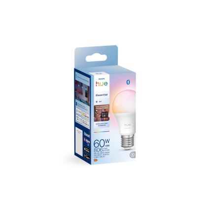Bec LED reglabil Philips Hue White And Color Ambiance Essential E27/8W/230V 2200-6500K