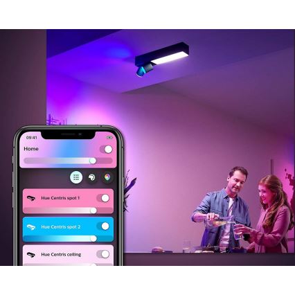 Philips - Spot LED RGBW dimabil Hue CENTRIS LED/11W/230V + 2xGU10/5,7W