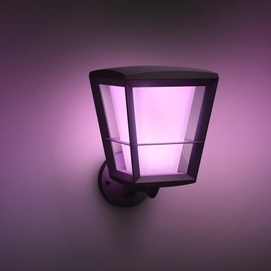 Philips 17439/30/P7 - LED RGB Aplică perete exterior HUE ECONIC LED/15W/230V IP44