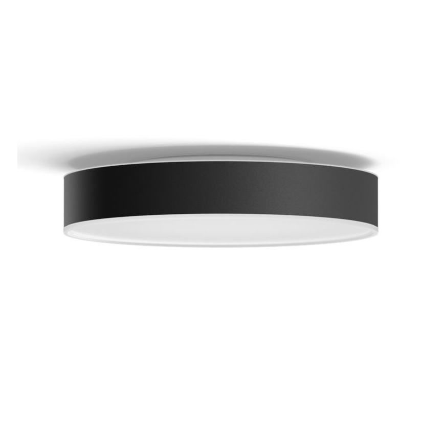 Philips - Lampă de plafon LED reglabilă Hue LED/19,2W/230V 2200-6500K diametru 381 mm negru + telecomandă