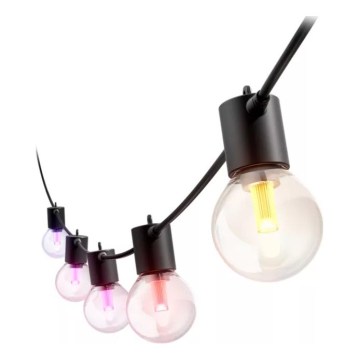 Philips Hue FESTAVIA ghirlandă LED RGBW extensibilă, dimabilă, 30 LED, 21 m, IP65