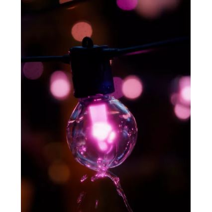 Philips - Ghirlandă de extensie LED RGBW reglabilă pentru exterior Hue FESTAVIA 20xLED 14m IP65