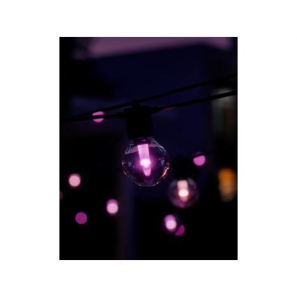 Philips Hue FESTAVIA - Ghirlandă LED RGBW reglabilă pentru exterior 20xLED 14m IP65