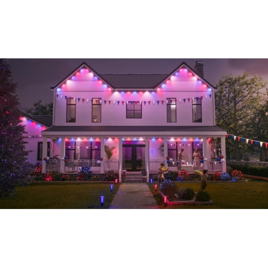 Philips - Ghirlandă LED de exterior Hue FESTAVIA RGBW dimerizabilă, 32 LED, 18 m, 1000-20000K, IP65